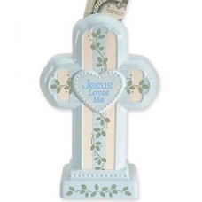GIGRA BANK-CROSS-JESUS LOVES