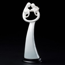 Circle of Love Couple with 2 Doves Figurine