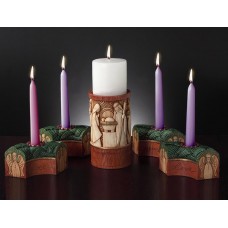 Pillars Kim Lawrence Advent Wreath 5-Piece Set