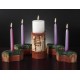 Pillars Kim Lawrence Advent Wreath 5-Piece Set