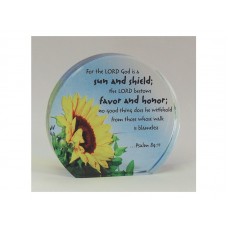  ROUND CRYSTAL BLOCK SUN & SHIELD PS 84:11