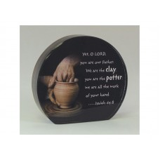 ROUND CRYSTAL BLOCK CLAY & POTTER IS 64:8