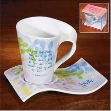 Faith Cup and Tray Gift Set 