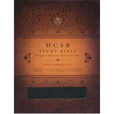 HCSB Study bible Blk BND